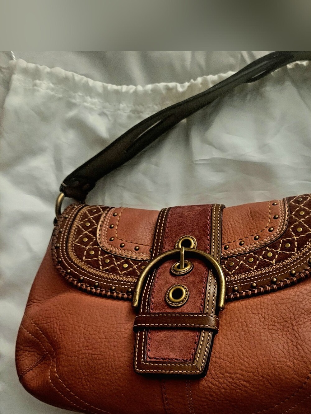 Y2K Coach vintage Soho Renaissance - Picture 2 of 3